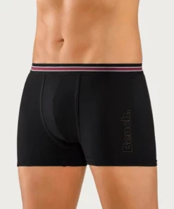 Bench. Boxer (4 Stück) mit Logo Druck Schwarz, Bordeaux | schwarz | anthrazit-meliert | navy, Rot | navy | grau-meliert | blau -Bench Verkaufsgeschäft e40ce17c 806d 5698 956c 5bdde05a9d1b