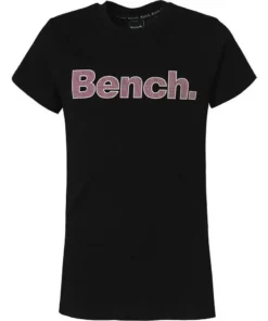 Bench. T-Shirt »T-Shirt LEORA für Mädchen« Schwarz, Pink -Bench Verkaufsgeschäft e41a02c5 019e 5721 b7b0 f529056c8bbf