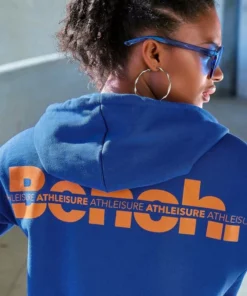 Bench. Kapuzensweatjacke mit Logodruck auf dem Rücken Royalblau-blau, Schwarz, Orange -Bench Verkaufsgeschäft e54fd68f cfd4 5c2b ab4e a45622a4d989