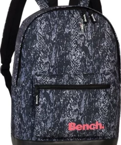 Bench. Freizeitrucksack »ORI301X Bench, Rucksack türkis, brombeer, oliv« (Freizeitrucksack), Freizeitrucksack, Sporttasche Polyester, Kunstleder, lila ca. 42cm hoch, Schlangenhaut Grün