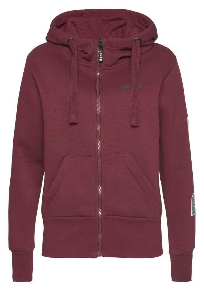 Bench. Sweatjacke »PHINA« mit hochschießendem Kragen Marine, Schwarz, Light-grey, Bordeaux 4 Bench. Sweatjacke »PHINA« mit hochschießendem Kragen Marine, Schwarz, Light-grey, Bordeaux – Bild 4