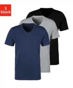Bench. V-Shirt (3er-Pack) Navy | grau-meliert | schwarz, Rot | weiß | navy, Weiß -Bench Verkaufsgeschäft e7db7045 6d86 57cb 984a 6cabb9a02ac6