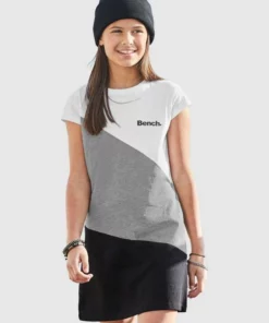 Bench. Jerseykleid mit kontrastfarbenen Einsätzen
