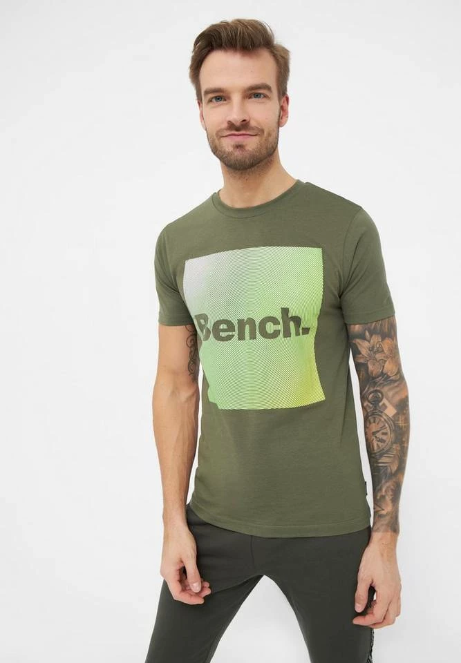 Bench. Kurzarmshirt »Swirl« Khaki, Schwarz 5 Bench. Kurzarmshirt »Swirl« Khaki, Schwarz – Bild 5