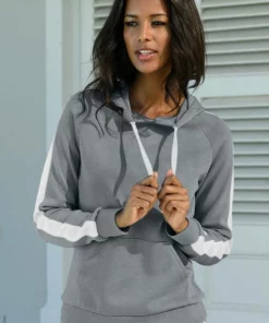 Bench. Kapuzensweatshirt mit Seitenstreifen und Kängurutasche Schwarz-weiß, Nude-weiß, Stone-weiß 16 Bench. Kapuzensweatshirt mit Seitenstreifen und Kängurutasche Schwarz-weiß, Nude-weiß, Stone-weiß -Bench Verkaufsgeschäft f78f598c fb57 5638 9e83 7feae355ee19