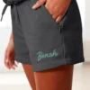 Bench. Shorts mit Reißverschlusstaschen Anthrazit-melange, Schwarz, Mint-melange