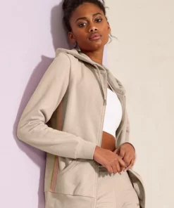 Bench. Kapuzensweatjacke mit Glitzer Streifen Schwarz, Beige-melange, Ros&eacute; -Bench Verkaufsgeschäft f944f40a 8387 5b8d ad81 c90d44538ed5